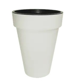 Горшок 25,0 л CUBE DCUS355 355 мм высота 45см бел 