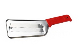 Нож шинковка 8,5*29 см, с пласт. ручкой, нерж. сталь 