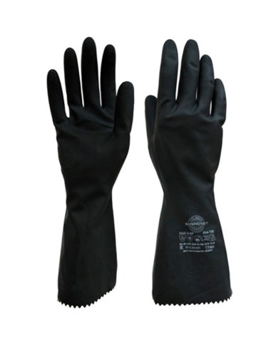 Перчатки Safeprotect КЩС-2-SP (латекс, толщ.0,35мм, дл.300мм) фото 1
